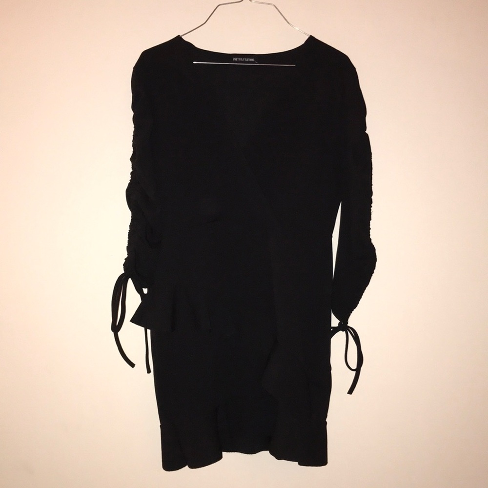 PrettyLittleThing Black Dress